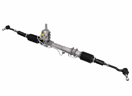 Steering rack with tie rods and bellows, for Right Hand Drive (RHD). Porsche 993 Carrera / Turbo 1994-98 - 99334701201, 99334701203, 99334701204, 993347012DX, 993347012
